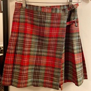 J. Crew Plaid Mini-Skirt - Wool